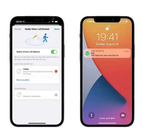 Localizador compatível com App