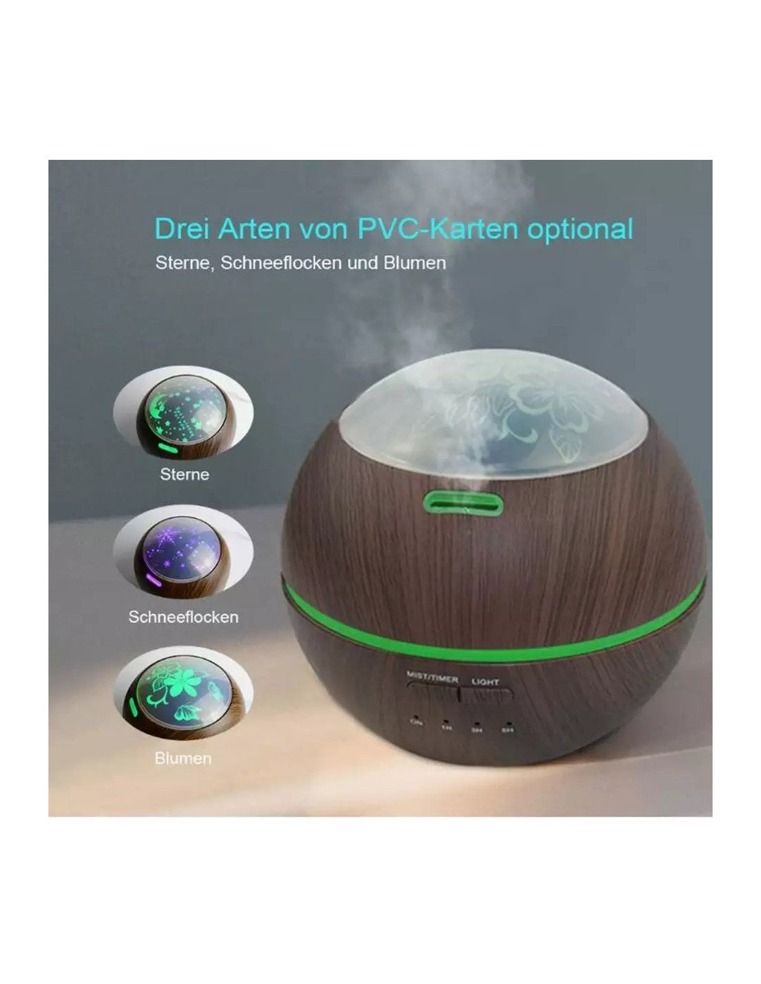 Difusor de Aromas com Projeção de Estrelas