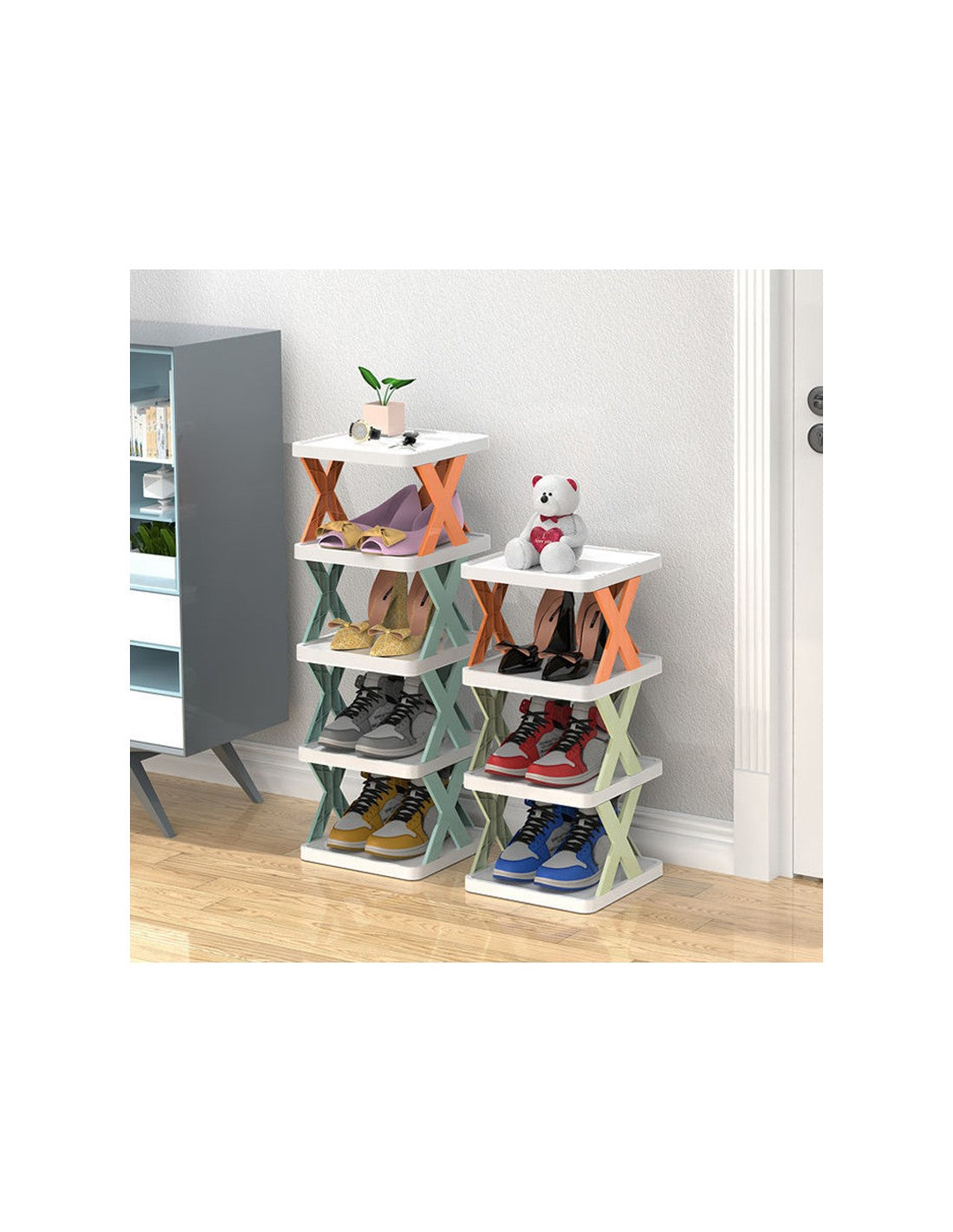 Estante Organizador de Sapatos Multicolor