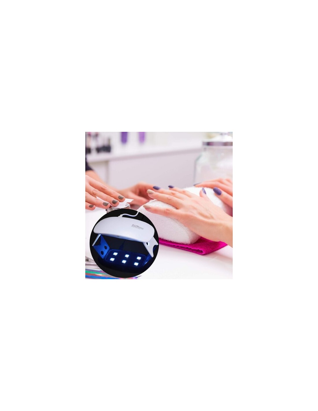 Mini Secador LED de Unhas