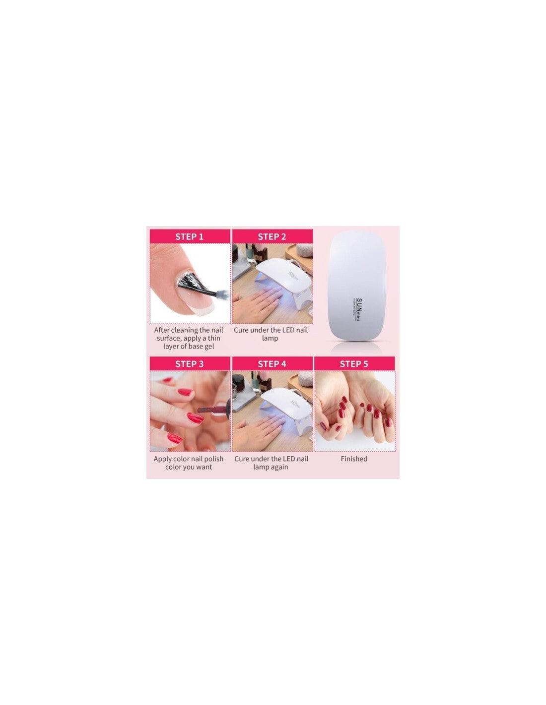 Mini Secador LED de Unhas