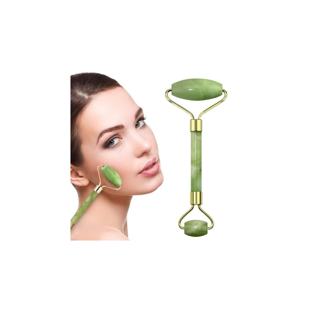 Rolo de Massagem Facial em Pedra Jade