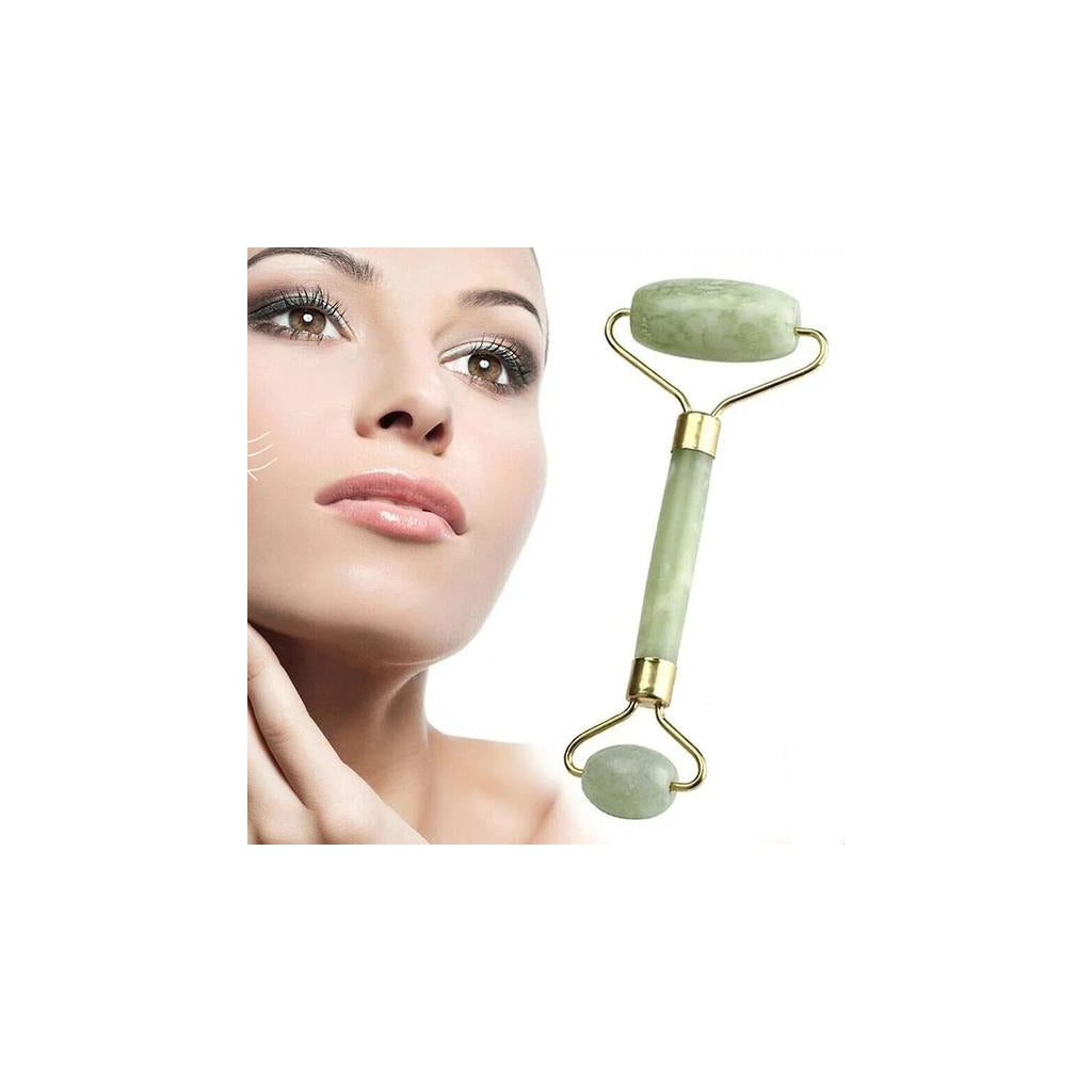 Rolo de Massagem Facial em Pedra Jade