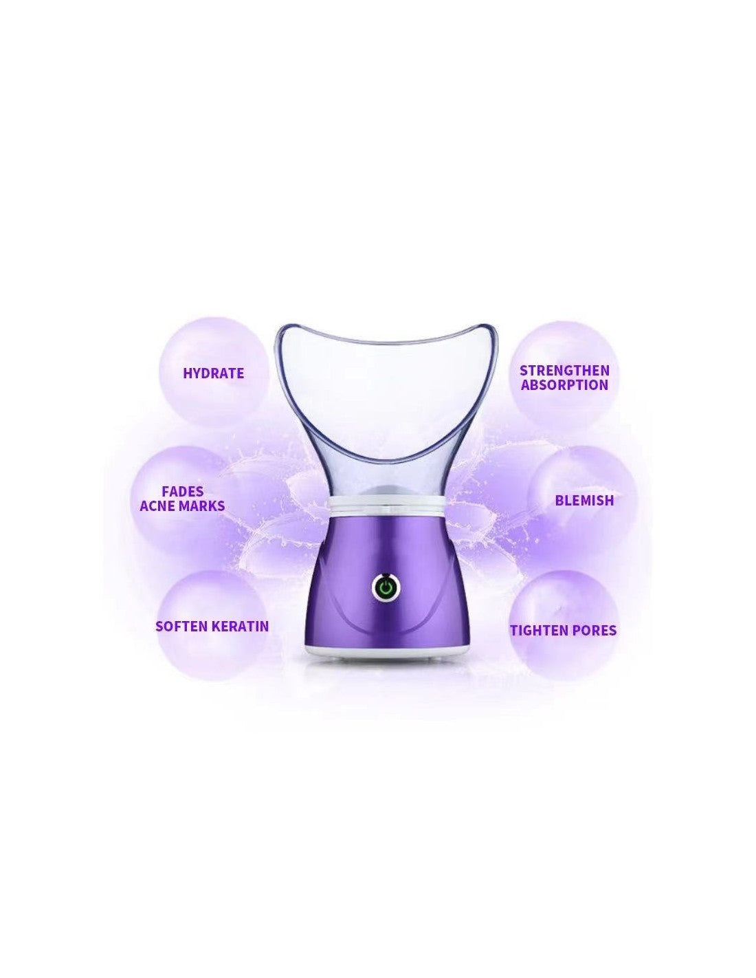 Vaporizador Facial Profissiona SPA BY-1078
