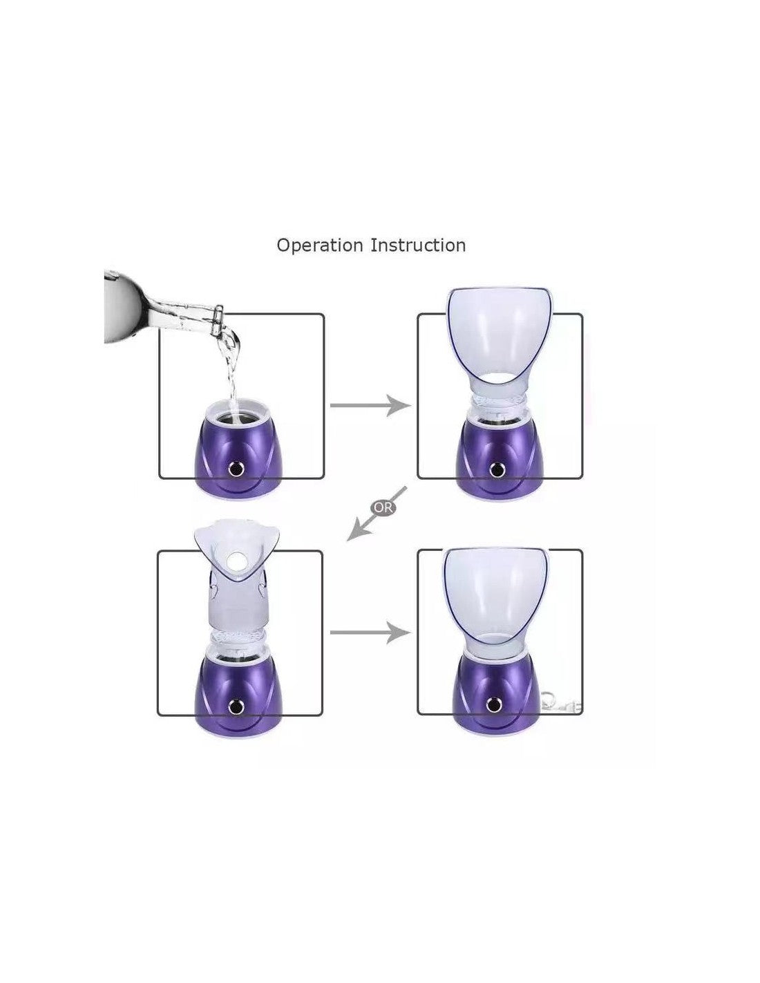 Vaporizador Facial Profissiona SPA BY-1078